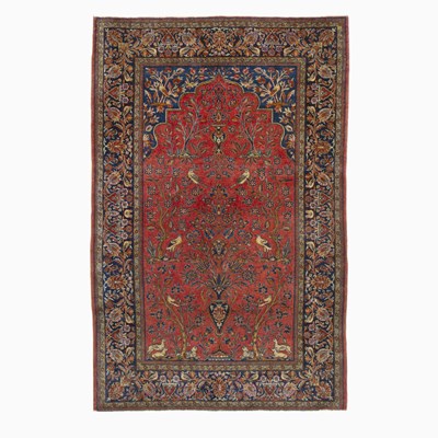 Lot 252 - Kashan Prayer Rug