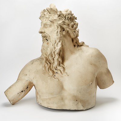 Lot 233 - Composition Bust of Neptune