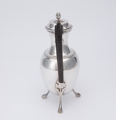 Lot 145 - French Empire Style Silver Coffee Pot