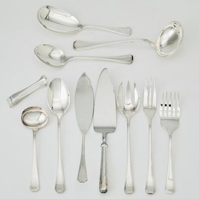 Lot 156 - Extensive Christofle Silver Plated "America" Pattern Flatware Service