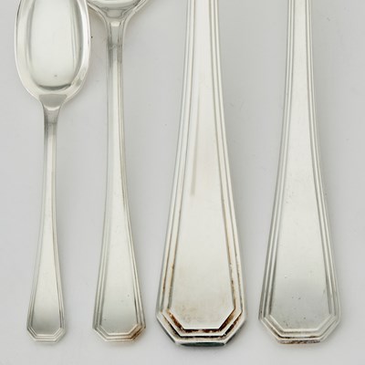 Lot 156 - Extensive Christofle Silver Plated "America" Pattern Flatware Service