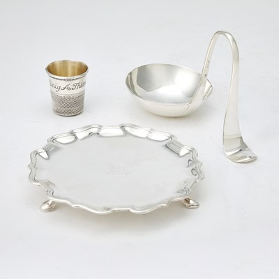 Lot 71 - George II Sterling Silver Waiter