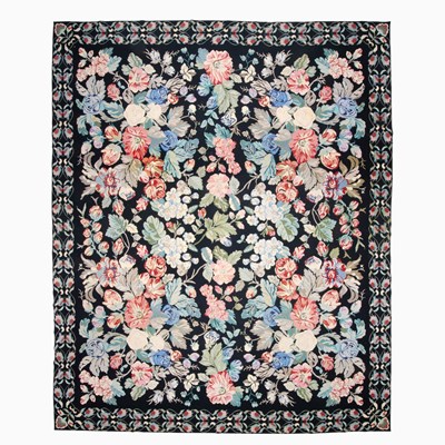 Lot 258 - Portuguese Needlepoint Carpet