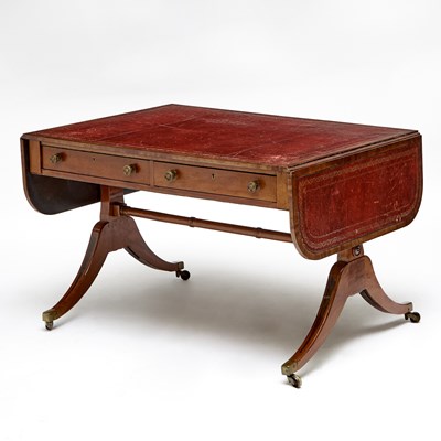 Lot 120 - George III Style Leather Inset Mahogany Sofa Table