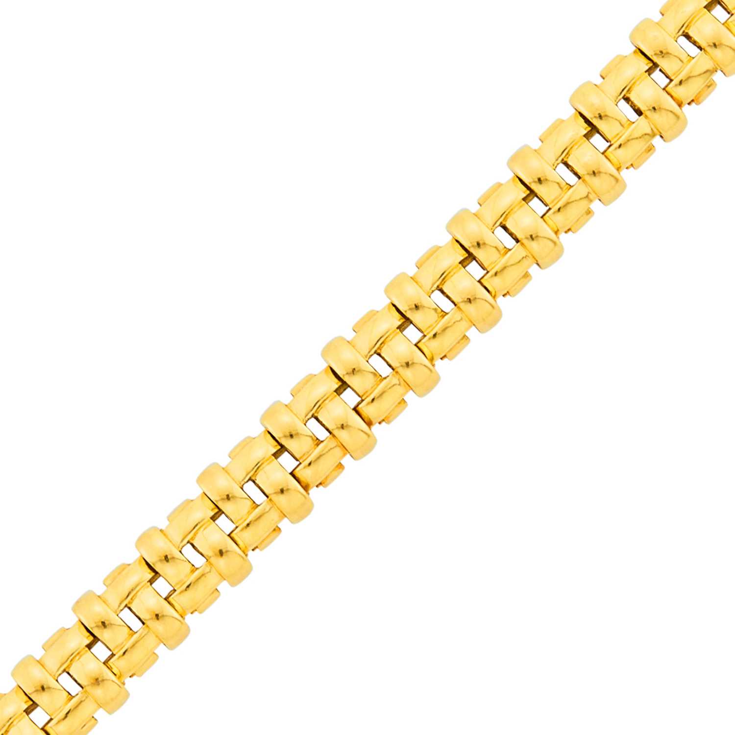 Lot 172 - Tiffany & Co. Gold 'Vannerie' Bracelet