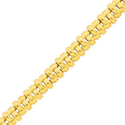 Lot 172 - Tiffany & Co. Gold 'Vannerie' Bracelet