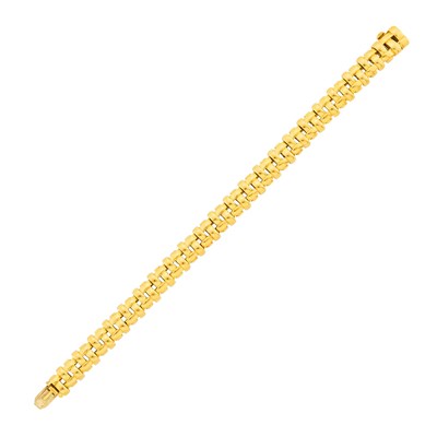 Lot 172 - Tiffany & Co. Gold 'Vannerie' Bracelet