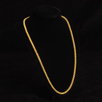 Lot 116 - Long Gold Chain Necklace