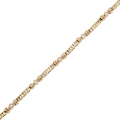 Lot 2117 - White Gold and Diamond Bracelet
