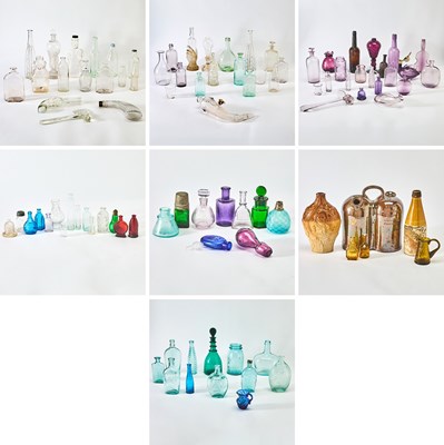 Lot 206 - Large Group of American Glass Bottles