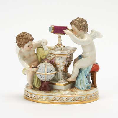 Lot 403 - Meissen Porcelain Astrology Group