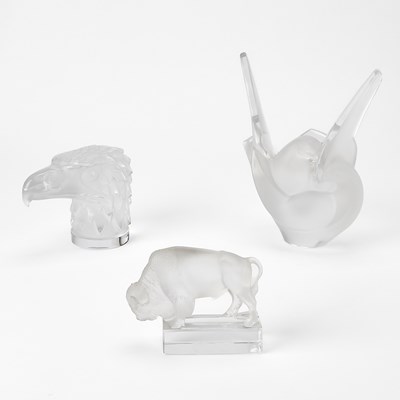 Lot 98 - Three Lalique Glass Figures