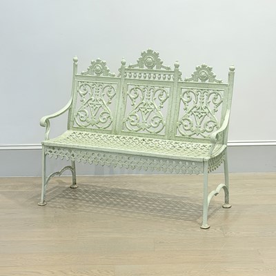 Lot 1049 - Cast Iron Garden Bench