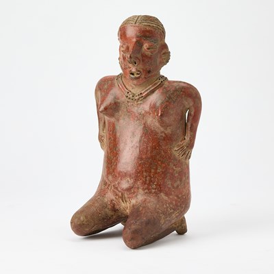 Lot 146 - Pre-Columbian Jalisco Pottery Figure of a Seated Woman
