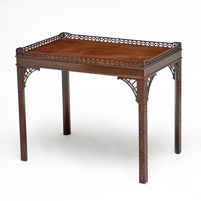Lot 121 - George III Style Mahogany Silver Table