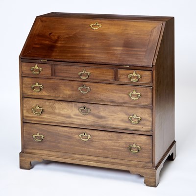 Lot 161 - George III Mahogany Slant-Front Desk