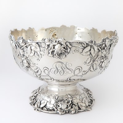 Lot American Sterling Silver Punch Bowl