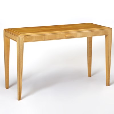 Lot 411 - David Linley Inlaid Sycamore Console Table