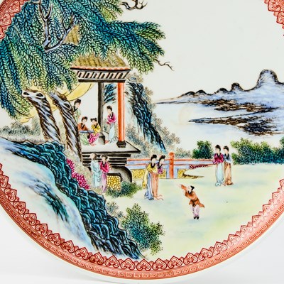 Lot 96 - Two Chinese Enameled Porcelain Dishes