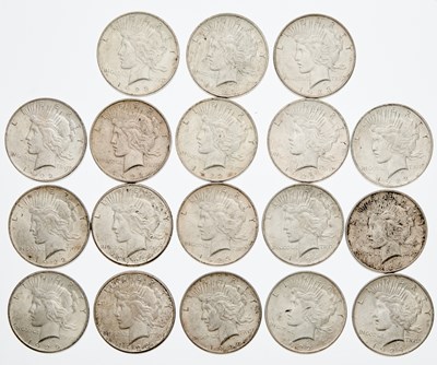 Lot 51 - United States. Group of Mint State Peace Dollars.