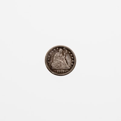 Lot 53 - United States. 1877-CC Seated Liberty Quarter. Nice Very Fine.