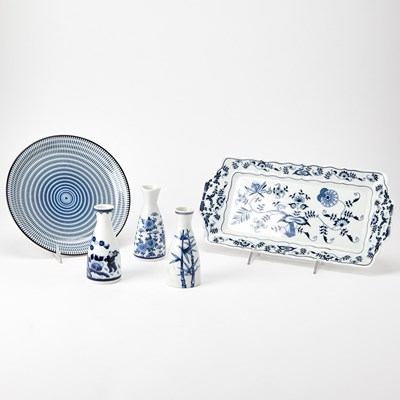 Lot 155 - Group of Japanese Blue and White Porcelain Servingware
