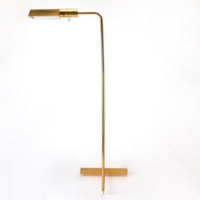 Lot 395 - Cedric Hartman Brass Telescopic Reading Floor Lamp