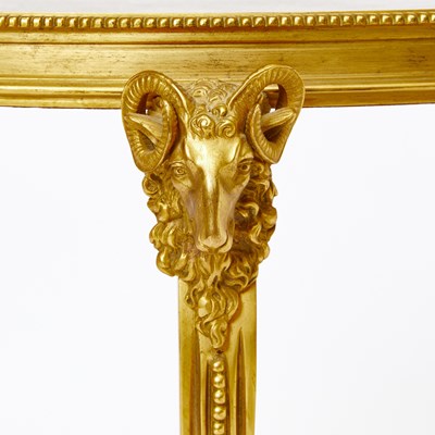 Lot 189 - Louis XVI Style Gilt Bronze and Granite Gueridon