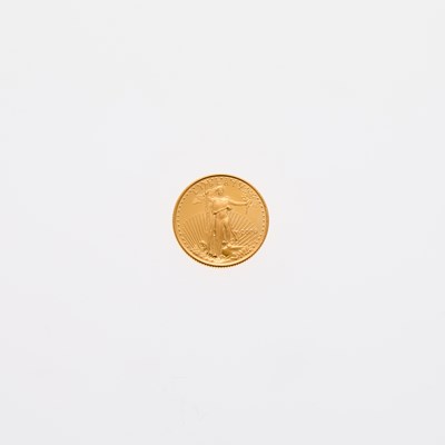 Lot 80 - United States. 2000 Quarter-Ounce American Gold Eagle. Mint State.