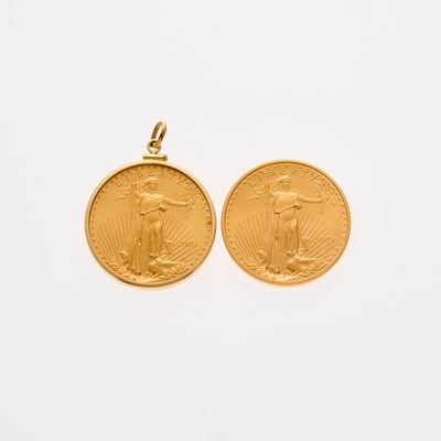 Lot 78 - United States. Pair of 2003 One-Ounce American Gold Eagles. Mint State.
