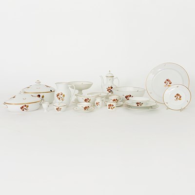 Lot 1088 - Royal Copenhagen “Brown Iris” Pattern Porcelain Dinner Service