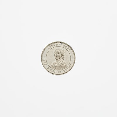 Lot 95 - United States. Grand Army of the Republic Anna H. Ross Medal. White Metal. Undated. 38mm. Prooflike.