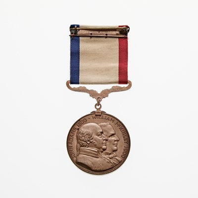 Lot 103 - United States. 1900 William McKinley, Capitol Centennial Medal. Bronze. 44mm. About Uncirculated.