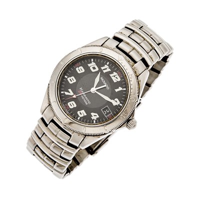 Lot 2165 - Movado Stainless Steel 'Kingmatic 200 Meters' Wristwatch