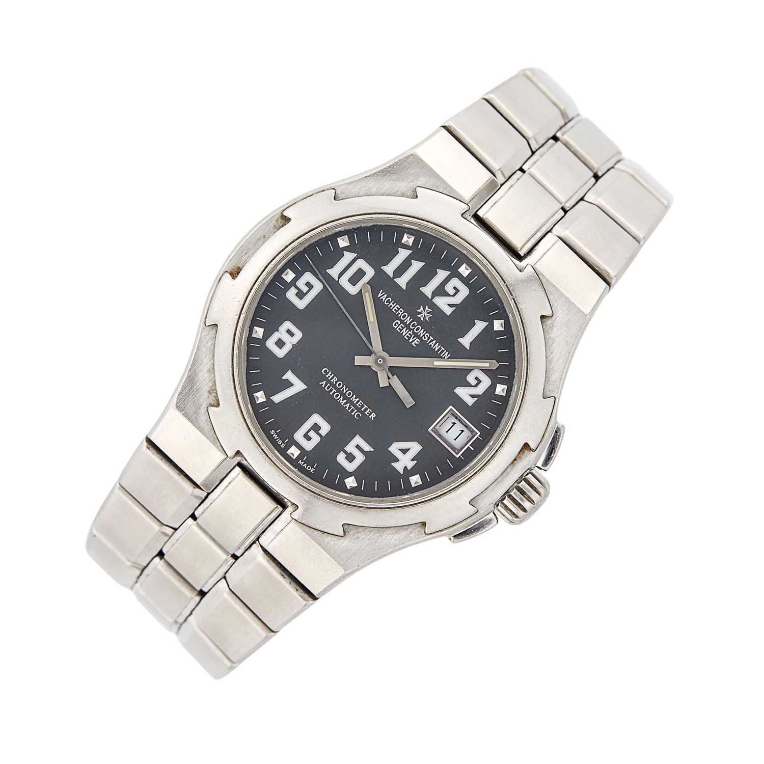 Lot 1047 - Vacheron Constantin Gentleman's Stainless Steel 'Overseas' Wristwatch, Ref. 42042