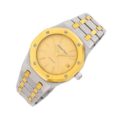 Lot 40 - Audemars Piguet Gentleman's Stainless Steel and Gold 'Royal Oak' Wristwatch
