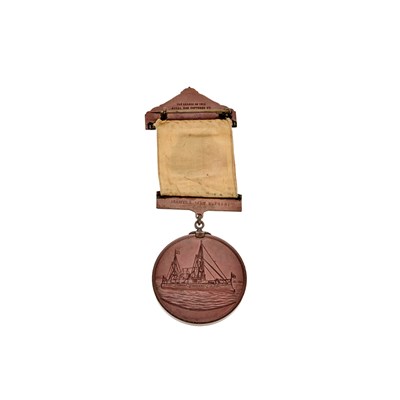 Lot 101 - United States. 1899 Admiral Dewey Reception Relic Medal. Bronze. 44mm. Mint State.
