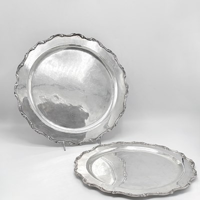 Lot 1173 - Two Mexican Sterling Silver Trays