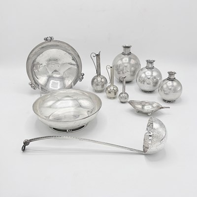 Lot 1170 - Group of Sciarrotta Sterling Silver Table Articles