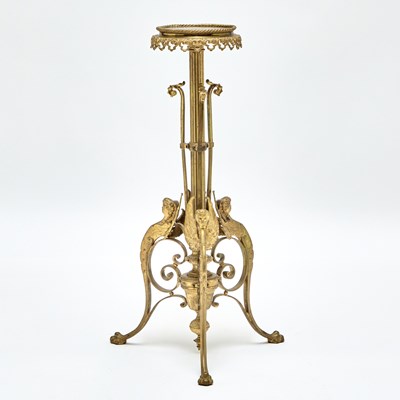 Lot 234 - French Napoleon III Gilt Bronze Pedestal