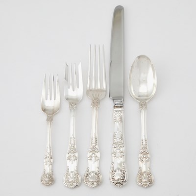 Lot 22 - Tiffany & Co. Sterling Silver “English King” Pattern Part Flatware Service