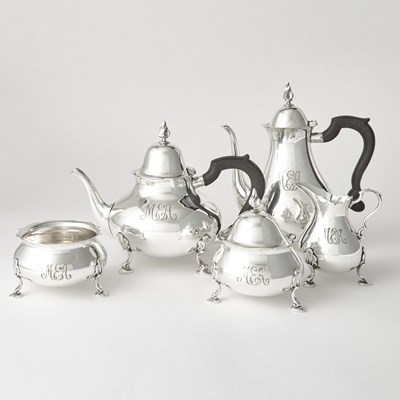 Lot 213 - Tiffany & Co. Sterling Silver Tea and Coffee Service