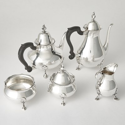Lot 213 - Tiffany & Co. Sterling Silver Tea and Coffee Service