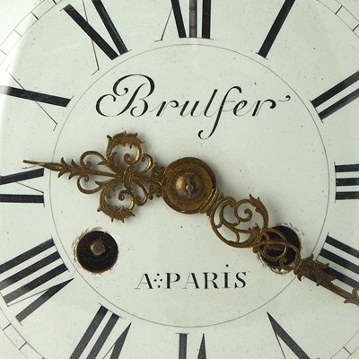 Lot Louis XVI Style Ormolu and Patinated Bronze Lion Clock
