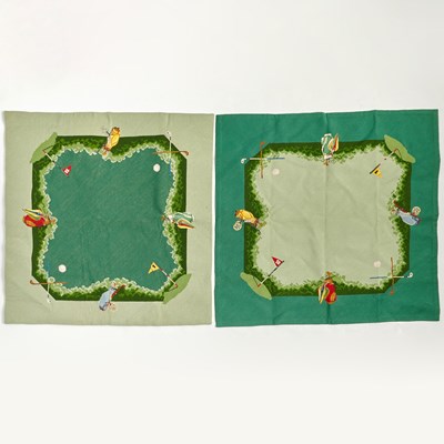 Lot 240 - Four American Assorted Needlepoint Rugs