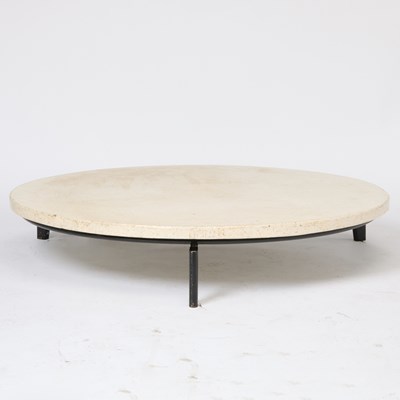 Lot 338 - After Jean Prouve Metal and Terrazzo "Gigantic" Coffee Table