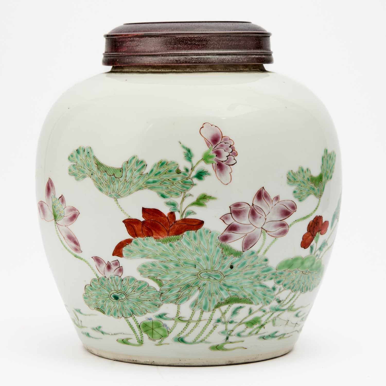 Lot 86 - A Chinese Enameled Porcelain Jar