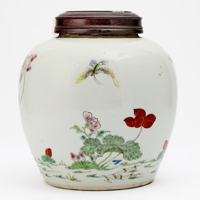 Lot 86 - A Chinese Enameled Porcelain Jar