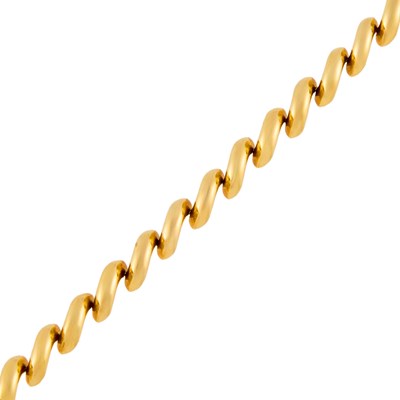 Lot 1020 - Gold San Marco Link Bracelet