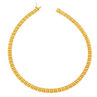 Lot 1178 - Gold Collar Necklace